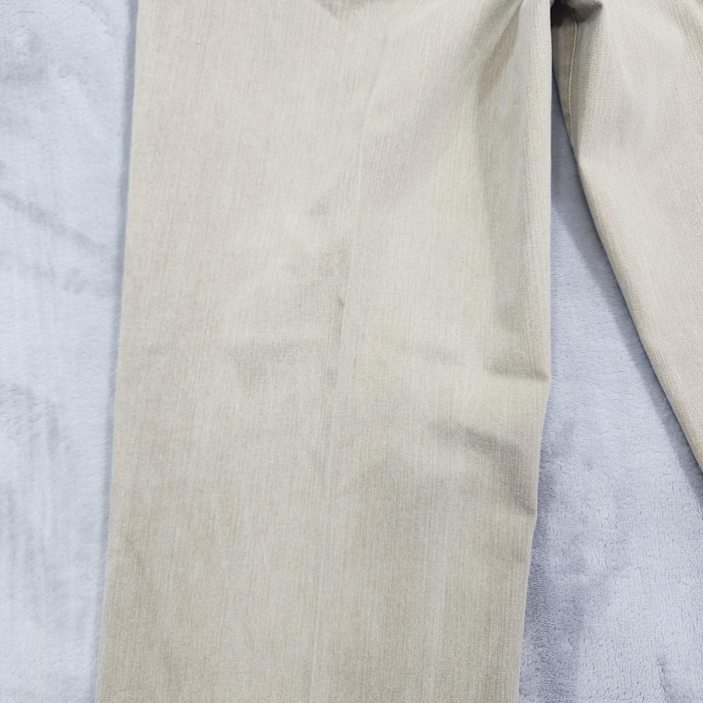Vintage Christopher & Banks Jeans Womens 6 Beige Mid Rise Straight Leg Stretch - Picture 6 of 16